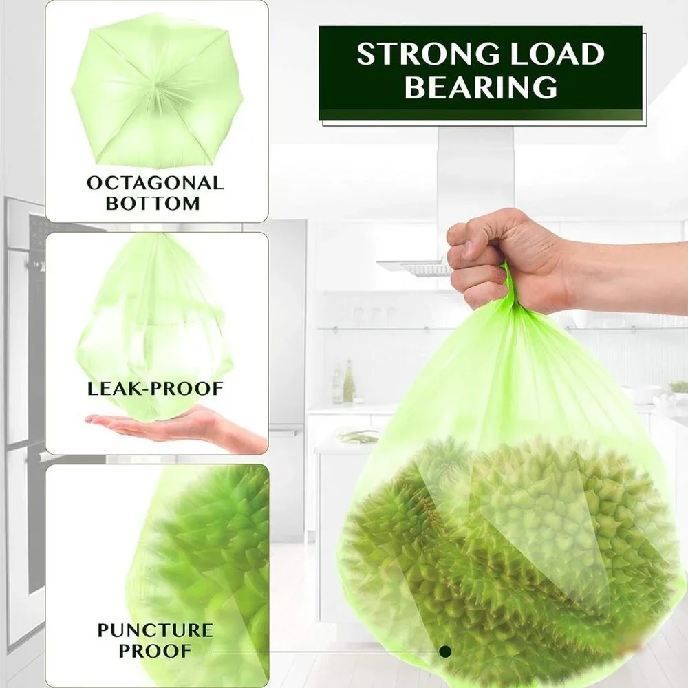 FORID 4 Gallon Garbage Bags, 150 Count, Unscented, Strong Trash Can Liners 15L